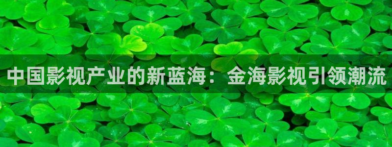 九九视频这里只有：中国影视产业的新蓝海：金海影视引领潮流